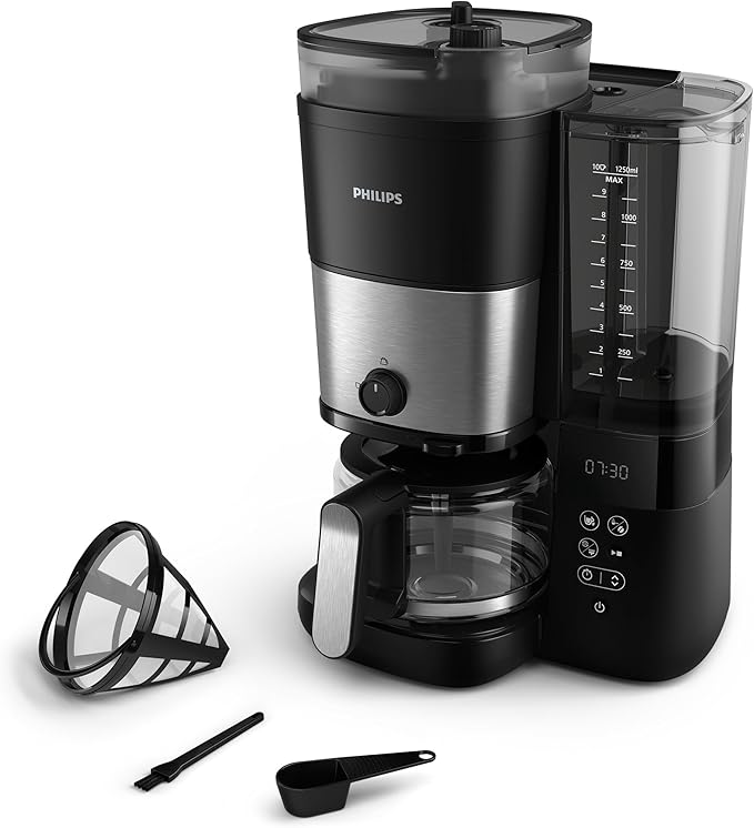 Cafetera con Molinillo Integrado Grind & Brew Philips