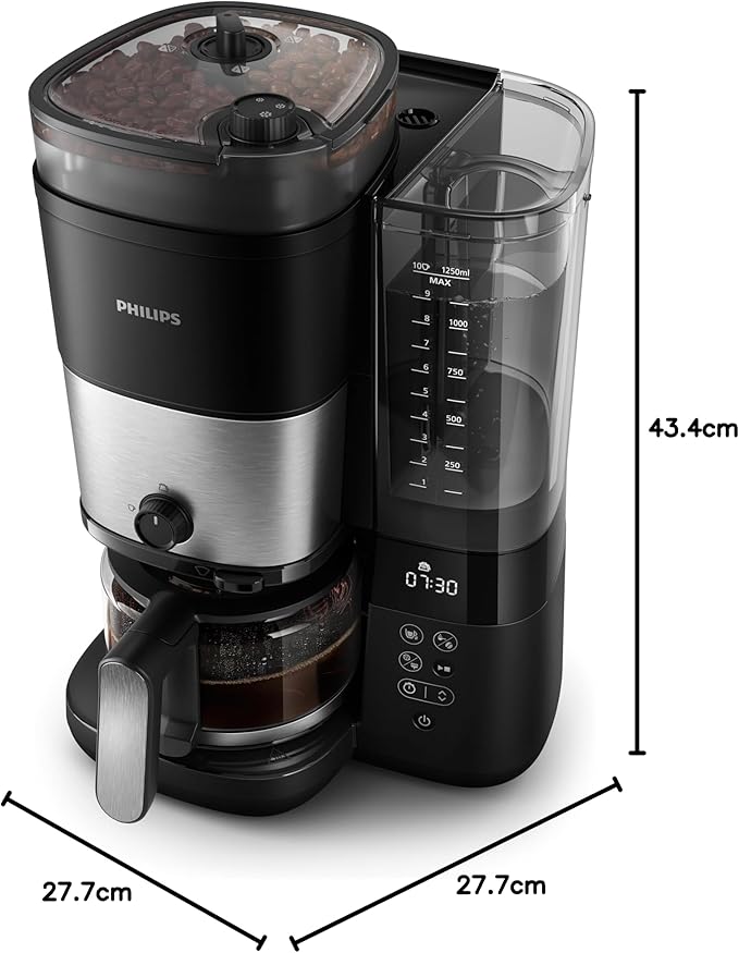 Cafetera con Molinillo Integrado Grind & Brew Philips