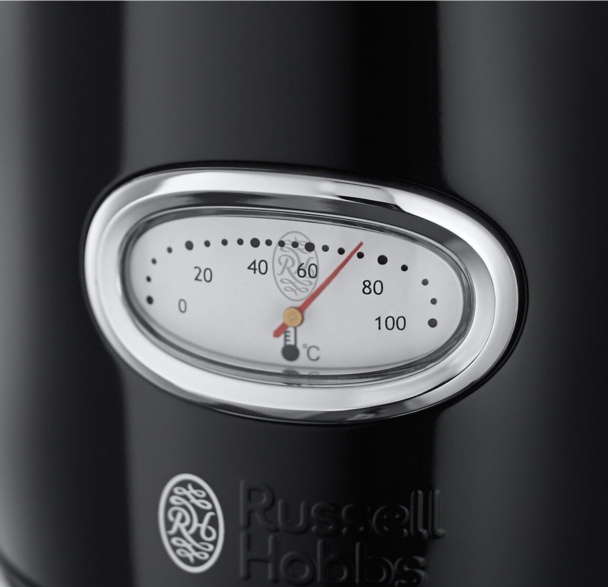Hervidor Eléctrica Retro Classic Noir 1.7L Russell Hobbs