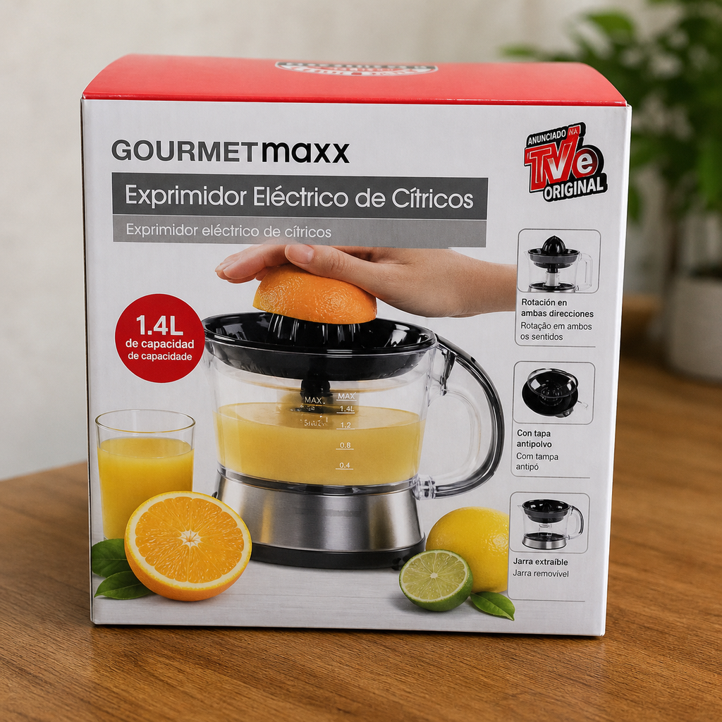 Exprimidor Eléctrico de Cítricos 1.4L GOURMETmaxx