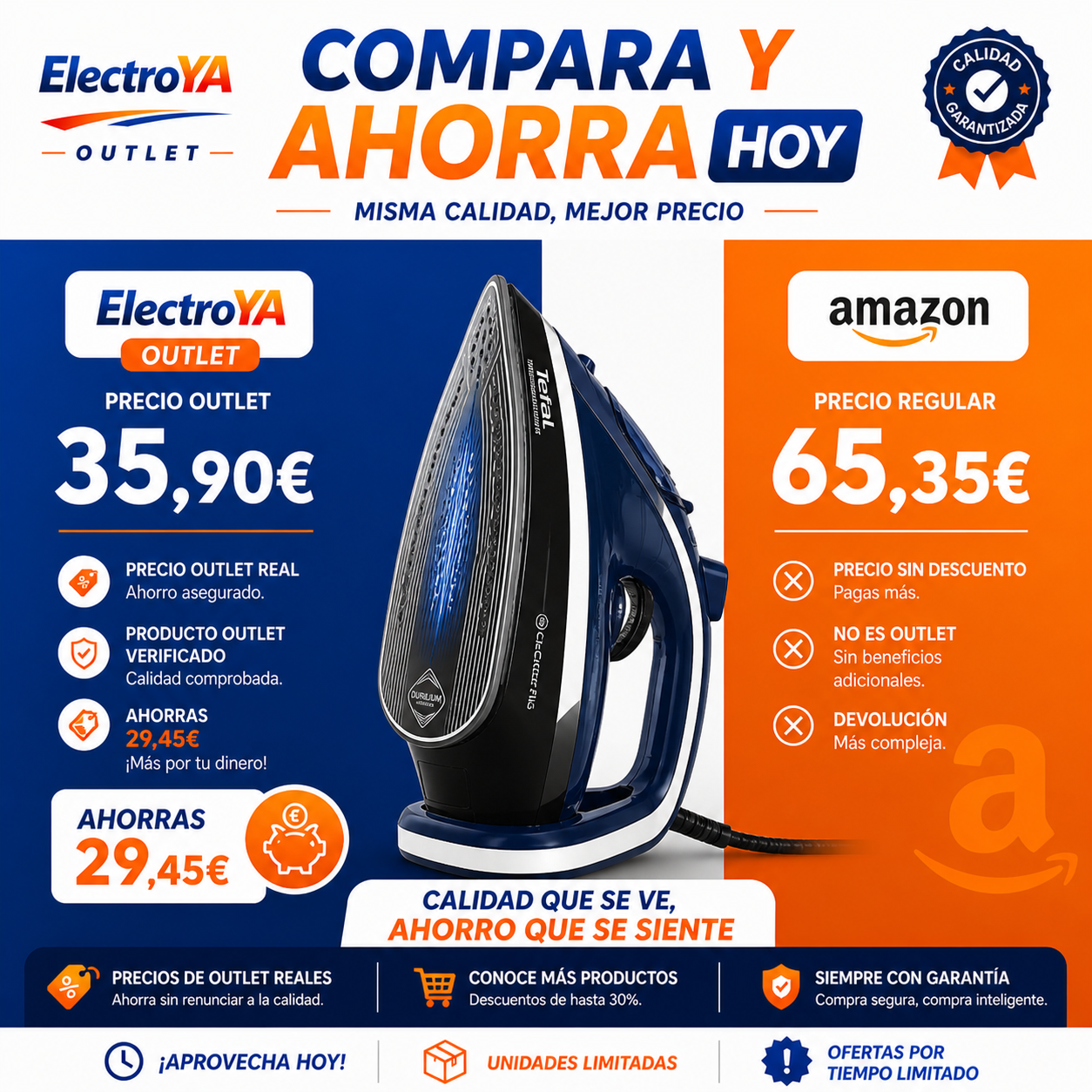 Ferro a Vapor Ultragliss Anti-Calc Plus Tefal Ultragliss Anti-Calc Plus FV6840